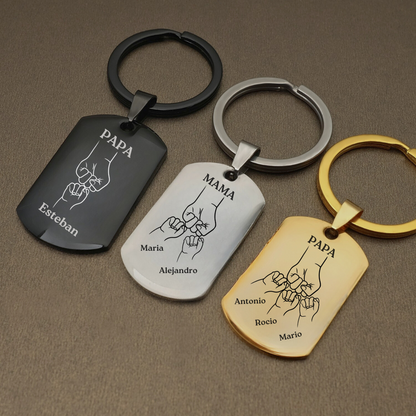Llavero personalizado Puño Familiar OFERTA 2X1