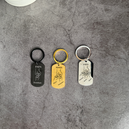 Llavero personalizado Puño Familiar OFERTA 2X1