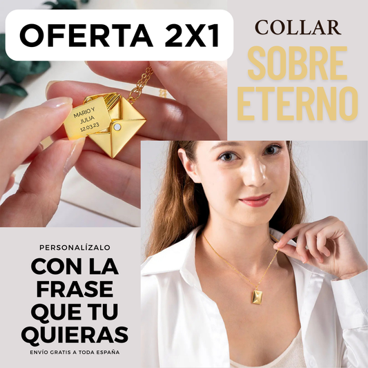 Colgante Sobre Dorado OFERTA 2X1