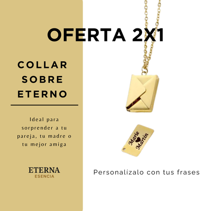 Colgante Sobre Dorado OFERTA 2X1